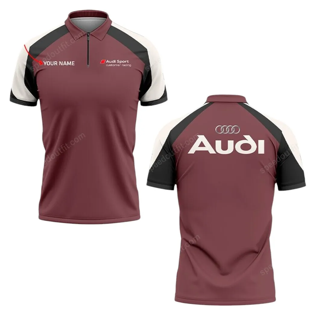 Vintage Car Fans Gift Zipper Polo Shirt, Shirt Exclusive Logo For Car Lovers CAR93031025232