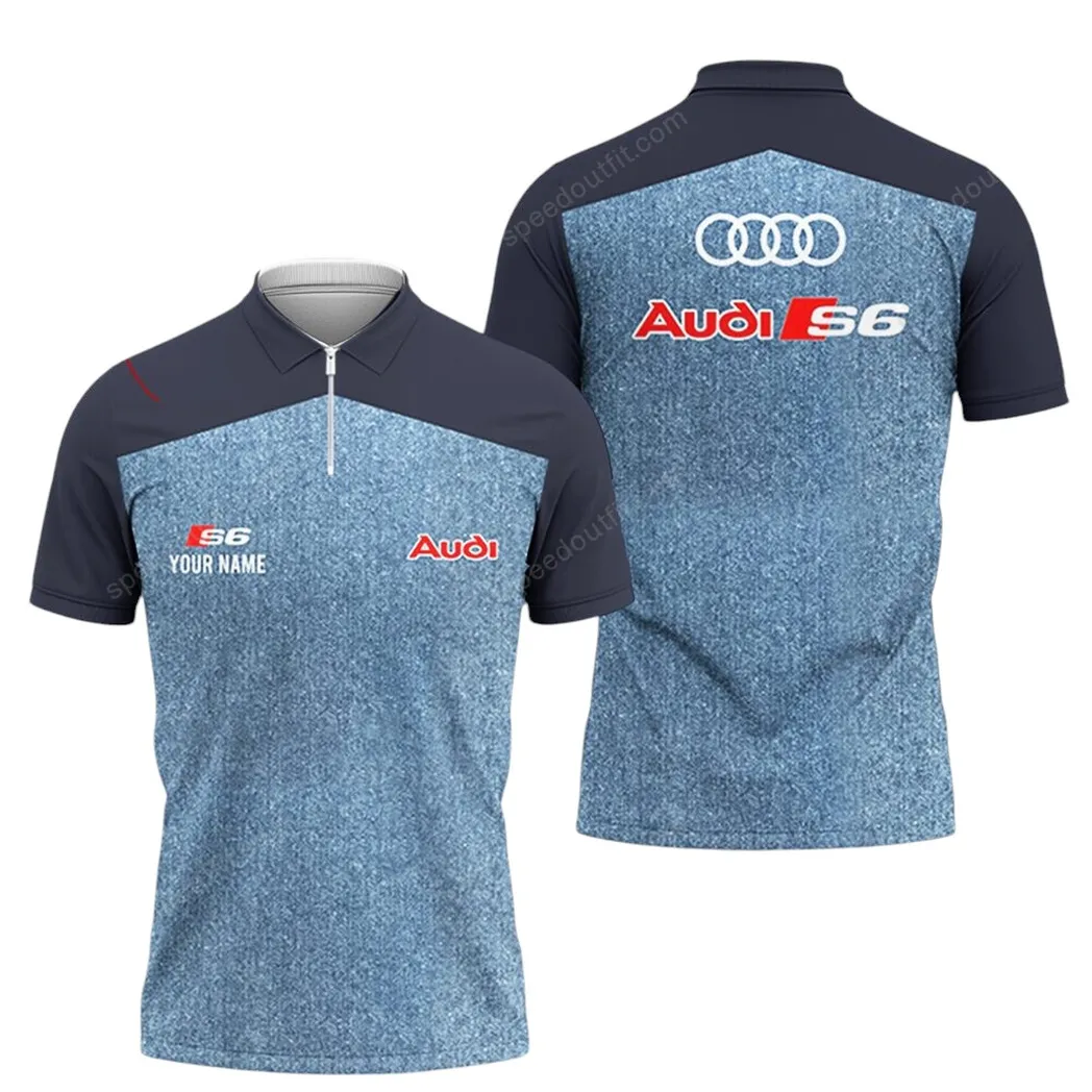 Vintage Car Fans Gift Zipper Polo Shirt, Shirt Exclusive Logo For Car Lovers CAR93031025235
