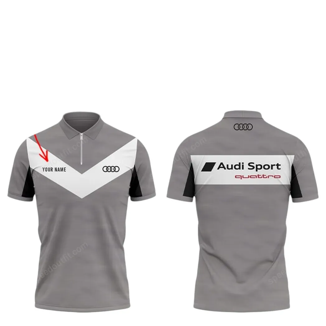 Vintage Car Fans Gift Zipper Polo Shirt, Shirt Exclusive Logo For Car Lovers CAR93031025238