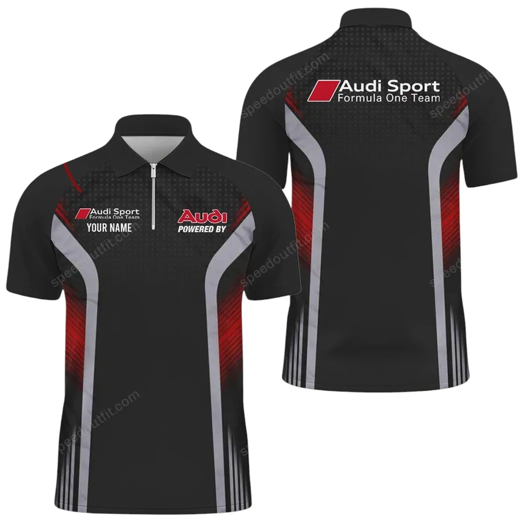 Vintage Car Fans Gift Zipper Polo Shirt, Shirt Exclusive Logo For Car Lovers CAR93031025241