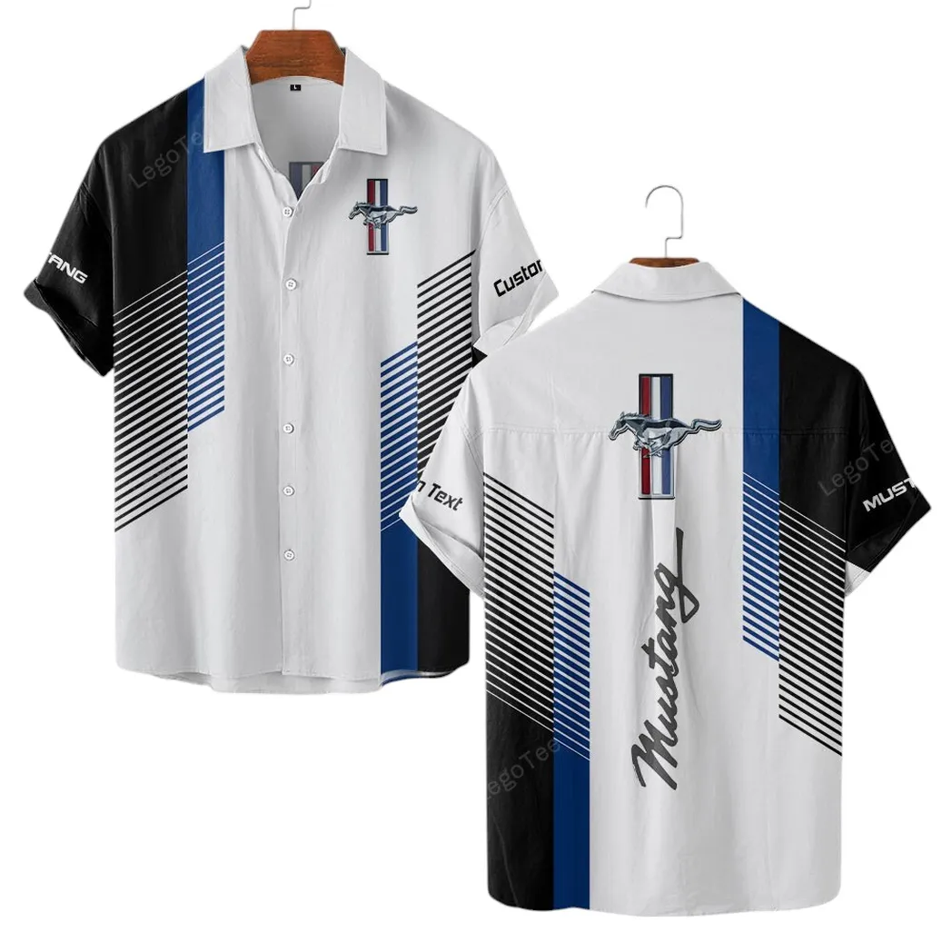 Vintage Sport Auto Lovers Gift Hawaiian Shirt, Button up Shirt Exclusive Logo For Car Lovers, Custom Name CAR10703122526