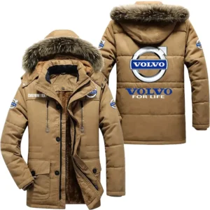 Car Cars Parka hoodie, Coat with Hood Exclusive Logo For Car Motorcycles Lovers CAR7002082248 - Khaki