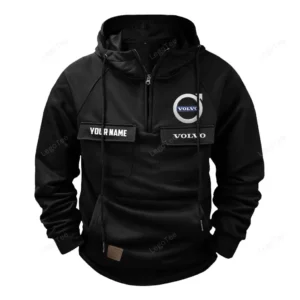 Car Hoodie Tactical Quarter Zip, Hoodie Exclusive Logo For Car Lovers - Black CAR109021425349-2