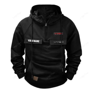 Car Motors Hoodie Tactical Quarter Zip, Hoodie Exclusive Logo For Car Motors Lovers - Black CAR109021425381-2