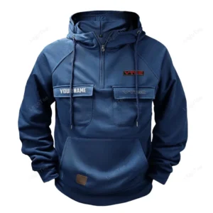 Car Motors Hoodie Tactical Quarter Zip, Hoodie Exclusive Logo For Car Motors Lovers - Dark Blue CAR109021425381-3