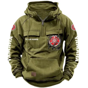 Auto Hoodie Tactical Quarter Zip, Hoodie Exclusive Logo For Auto Lovers CAR164022425161 - Army Green