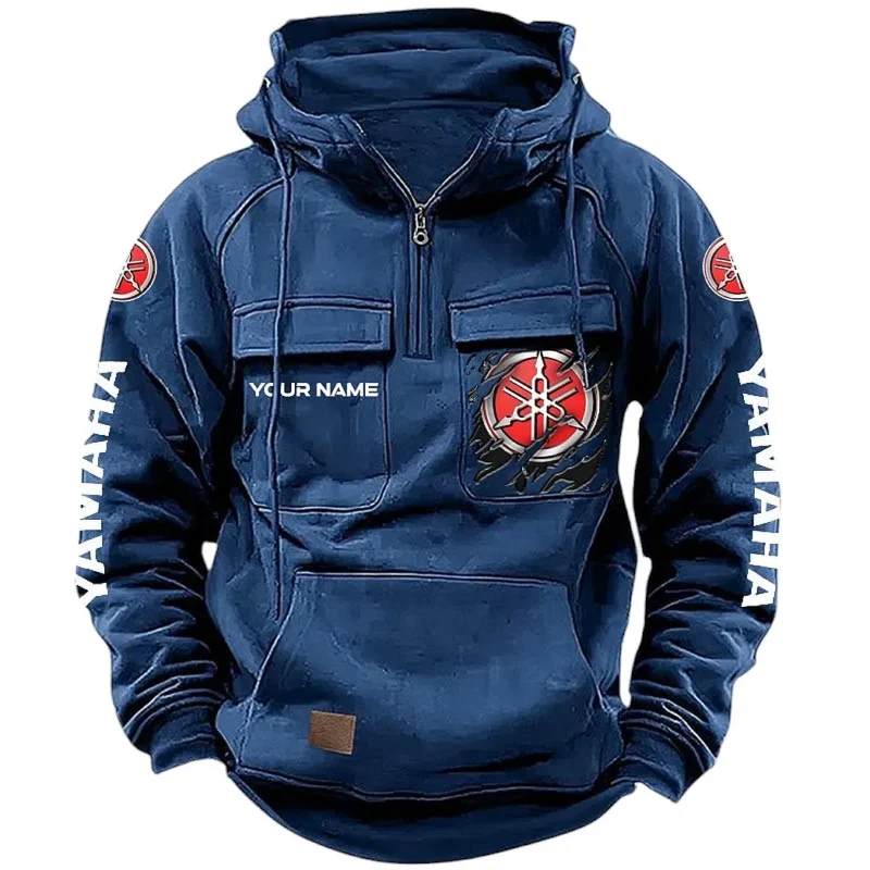 Auto Hoodie Tactical Quarter Zip, Hoodie Exclusive Logo For Auto Lovers CAR164022425161 - Dark Blue
