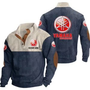 Auto Men's Stand Up Collar Base Shirt, Collar Hoodie Exclusive Logo For Car Motorcycles Fans CAR20012208 - Navy Blue