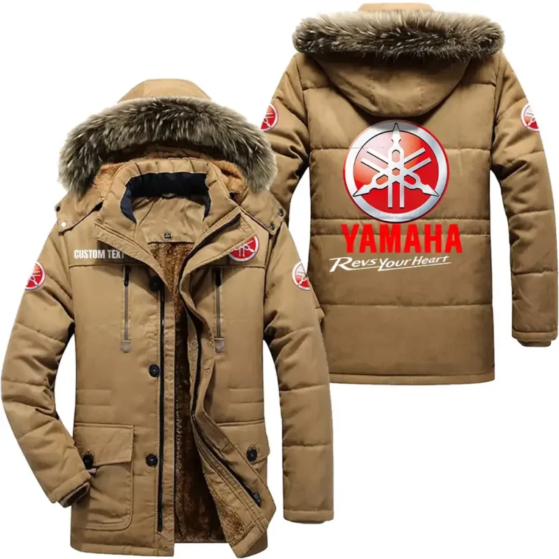 Auto Parka hoodie, Coat with Hood Exclusive Logo For Car Motorcycles Lovers CAR7002082252 - Khaki