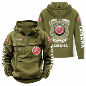 Auto Hoodie Tactical Quarter Zip, Hoodie Exclusive Logo For Car Owners CAR106021525021 - Army Green