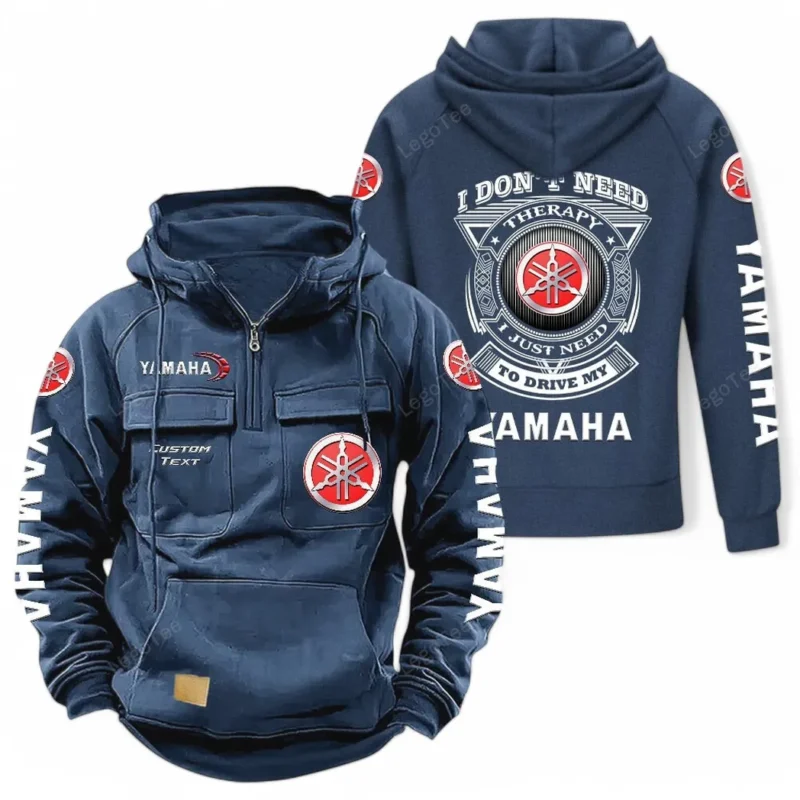 Auto Hoodie Tactical Quarter Zip, Hoodie Exclusive Logo For Car Owners CAR106021525021 - Dark Blue