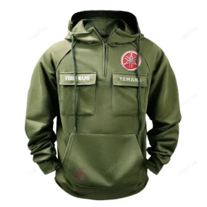 Auto Hoodie Tactical Quarter Zip, Hoodie Exclusive Logo For Auto Lovers - Army Green CAR109021425362-1