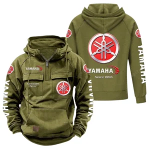 Auto Hoodie Tactical Quarter Zip, Hoodie Exclusive Logo For Auto Lovers - Army Green CAR96021425729-1
