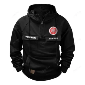Auto Hoodie Tactical Quarter Zip, Hoodie Exclusive Logo For Auto Lovers - Black CAR109021425362-2