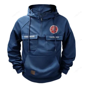 Auto Hoodie Tactical Quarter Zip, Hoodie Exclusive Logo For Auto Lovers - Dark Blue CAR109021425362-3