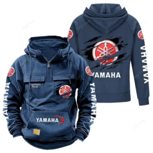 Auto Hoodie Tactical Quarter Zip, Hoodie Exclusive Logo For Auto Lovers - Dark Blue CAR122021425042-3