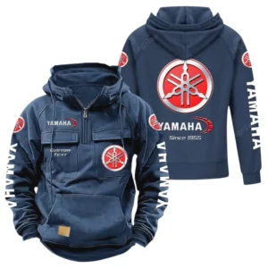 Auto Hoodie Tactical Quarter Zip, Hoodie Exclusive Logo For Auto Lovers - Dark Blue CAR96021425729-3